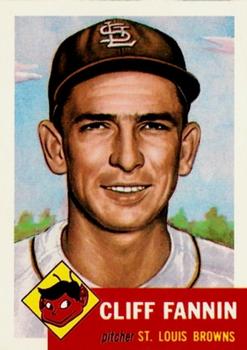 1991 Topps Archives 1953 #203 Cliff Fannin Front