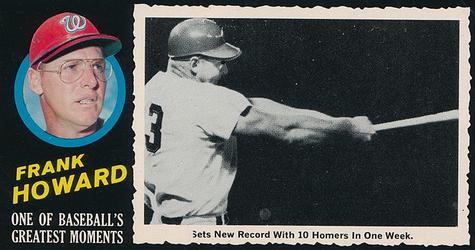 1971 Topps Greatest Moments #48 Frank Howard Front