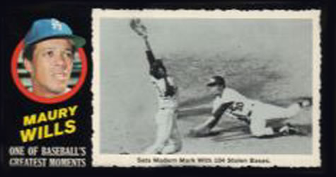1971 Topps Greatest Moments #29 Maury Wills Front