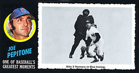 1971 Topps Greatest Moments #53 Joe Pepitone Front