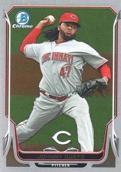 2014 Bowman Chrome #85 Johnny Cueto Front