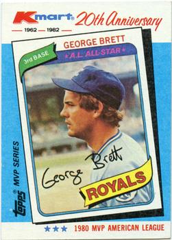 1982 Topps Kmart 20th Anniversary #38 George Brett Front