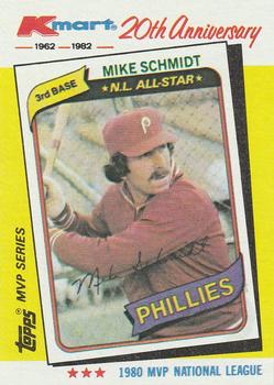 1982 Topps Kmart 20th Anniversary #39 Mike Schmidt Front