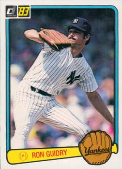 1983 Donruss #31 Ron Guidry Front