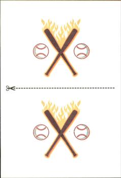 2012 Panini Triple Play - Tattoos #2 Flaming Bats Front