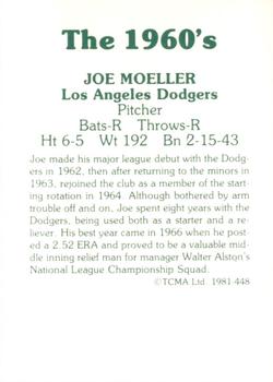 1981 TCMA The 1960's II #448 Joe Moeller Back