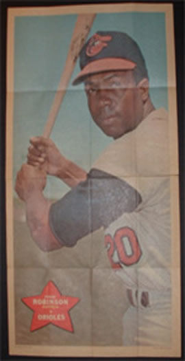 1968 Topps Posters #24 Frank Robinson Front