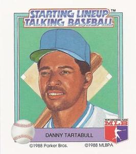 1988 Parker Bros. Starting Lineup Talking Baseball Kansas City Royals #22 Danny Tartabull Front
