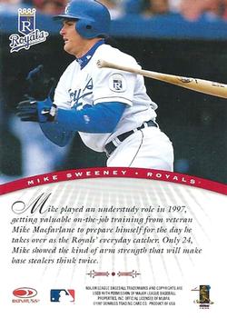 1997 Donruss Signature Series - Signature Series Autographs #NNO Mike Sweeney Back