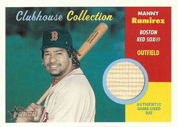 2006 Topps Heritage - Clubhouse Collection Relics #CC-MR2 Manny Ramirez Front