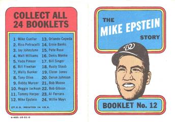 1970 Topps - Booklets #12 Mike Epstein Front