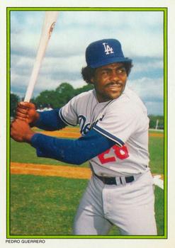 1986 Topps - 1986 All-Star Set Collector's Edition (Glossy Send-Ins) #25 Pedro Guerrero Front