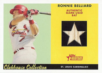 2007 Topps Heritage - Clubhouse Collection Relics #CC-RB Ronnie Belliard Front
