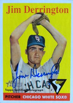 2007 Topps Heritage - Real One Autographs #ROA-CJD Jim Derrington Front