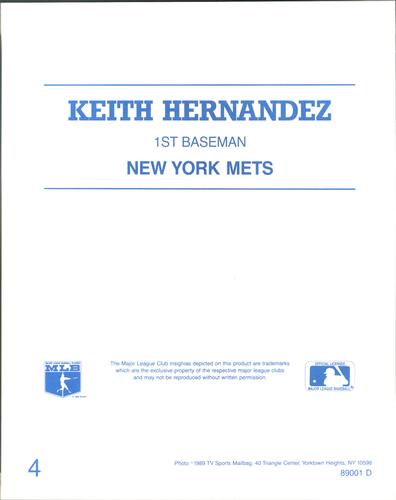 1989 TV Sports Mailbag #4 Keith Hernandez Back