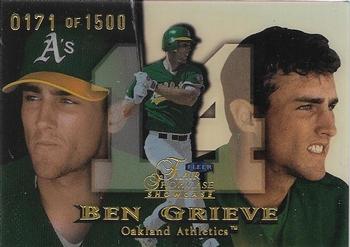 1999 Flair Showcase - Flair Showcase Row 1 (Showcase) #5 Ben Grieve Front