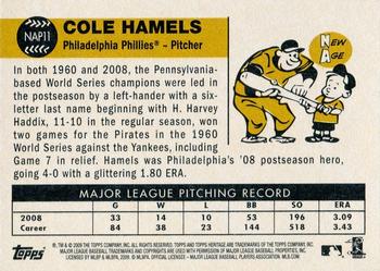 2009 Topps Heritage - New Age Performers #NAP11 Cole Hamels Back