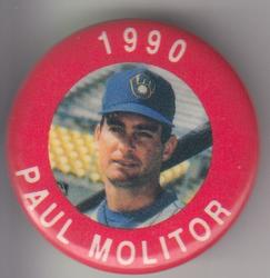 1990 MLBPA Baseball Buttons #NNO Paul Molitor Front