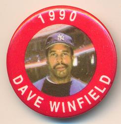1990 MLBPA Baseball Buttons #NNO Dave Winfield Front