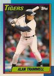 1990 Topps Doubleheaders #NNO Alan Trammell Front