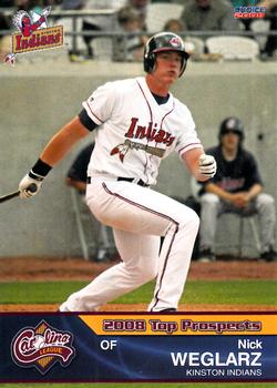 2008 Choice Carolina League Top Prospects #18 Nick Weglarz Front