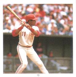 1991 Baseball's Best Hit Men Stickers #13 Barry Larkin Front