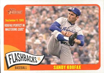 2014 Topps Heritage - Baseball Flashbacks #BF-SK Sandy Koufax Front