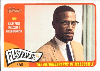 2014 Topps Heritage - News Flashbacks #NF-MX The Autobiography of Malcolm X Front