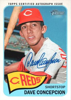 2014 Topps Heritage - Real One Autographs #ROA-DC Dave Concepcion Front