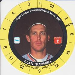 1991 Cadaco Discs #NNO Alan Trammell Front