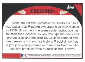 2009 Topps St. Louis Cardinals #STL15 Fredbird Back