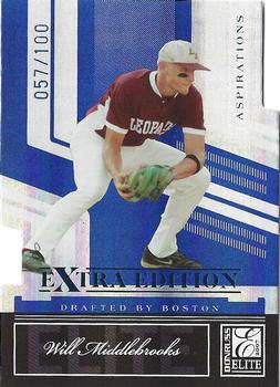 2007 Donruss Elite Extra Edition - Aspirations #42 Will Middlebrooks Front