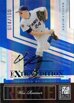 2007 Donruss Elite Extra Edition - Signature Aspirations #134 Wes Roemer Front