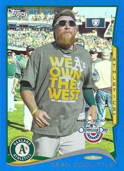 2014 Topps Opening Day - Blue #167 Sean Doolittle Front