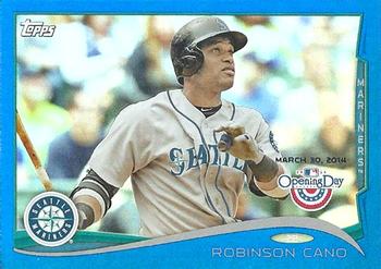 2014 Topps Opening Day - Blue #195 Robinson Cano Front