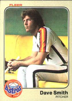1983 Fleer #466 Dave Smith Front