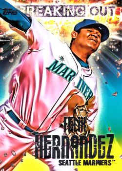 2014 Topps Opening Day - Breaking Out #BO-18 Felix Hernandez Front