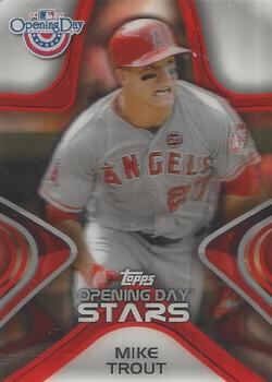 2014 Topps Opening Day - Opening Day Stars #ODS-1 Mike Trout Front