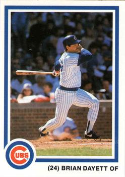 1985 7-Up Chicago Cubs #NNO Brian Dayett Front