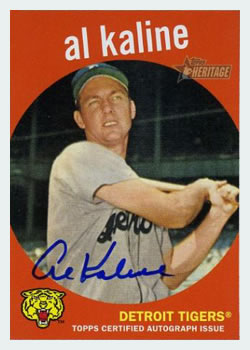 2008 Topps Heritage - Real One Autographs #ROA-AK Al Kaline Front