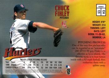 1997 Finest #53 Chuck Finley Back