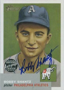 2002 Topps Heritage - Real One Autographs #RO-BS Bobby Shantz Front