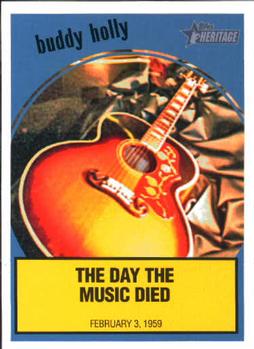 2008 Topps Heritage - News Flashbacks #NF2 The Day the Music Died Front
