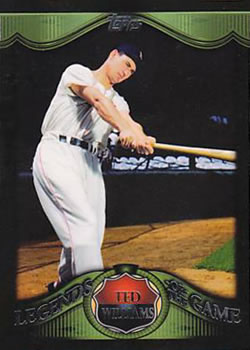 2009 Topps - Legends of the Game #LG17 Ted Williams Front
