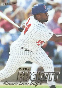 1997 Fleer #154 Kirby Puckett Front