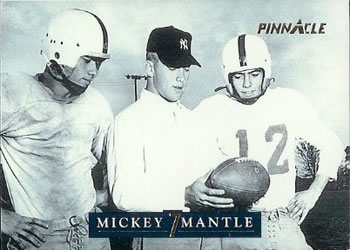 1992 Pinnacle Mickey Mantle #2 High School Front