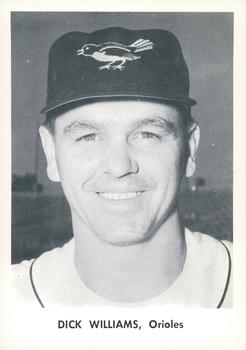 1957 Jay Publishing Baltimore Orioles Set A 5x7 #NNO Dick Williams Front