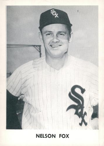 1957 Jay Publishing Chicago White Sox Set A 5x7 #NNO Nelson Fox Front