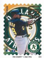 1996 Pro Stamps #010 Geronimo Berroa Front