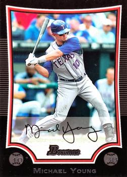 2009 Bowman #162 Michael Young Front